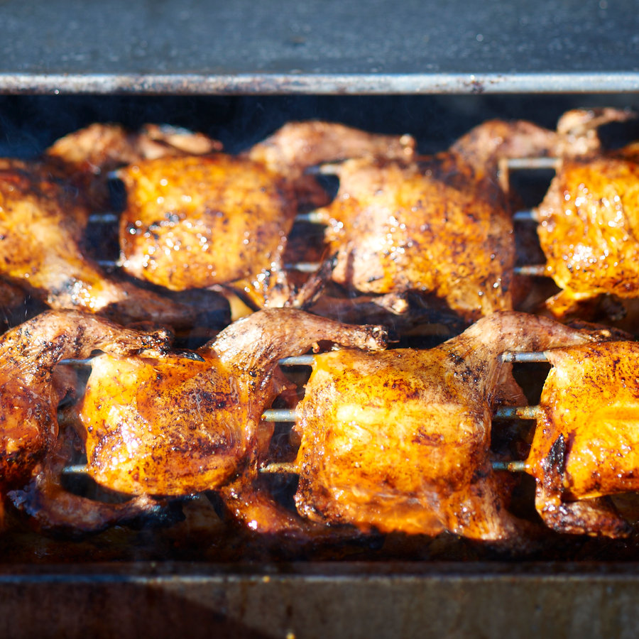 Chicken spit roast