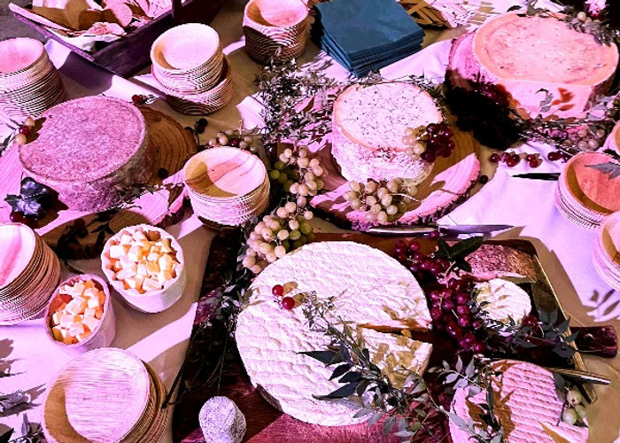 Neal's Yard Dairy cheese wheel cakes and cheeseboards